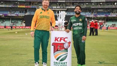 جنوبی افریقہ نے پہلے ٹی ٹوئنٹی میچ میں پاکستان کو 11 رنز سے شکست دے دی،