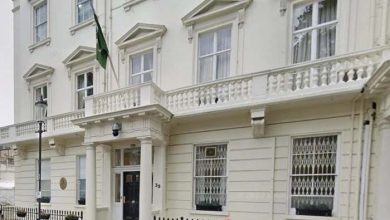 لندن، بھارتی انتہاپسند مظاہرین کی پاکستانی ہائی کمیشن جانے کی کوشش ناکام