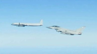 برطانوی لڑاکا طیاروں نے بحیرہ بالٹک پر روسی طیاروں کا راستہ روکا، برطانیہ