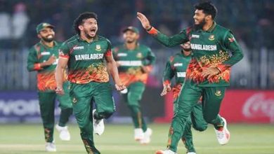 بنگلہ دیش کرکٹ ٹیم پاکستان پہنچ گئی، تین میچز پر مشتمل ٹی ٹوئنٹی سیریز کا آغاز 28 مئی سے ہوگا