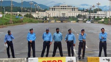 اسلام آباد ہائی کورٹ کے باہر پی ٹی آئی کے احتجاج کے پیش نظر سکیورٹی ہائی الرٹ