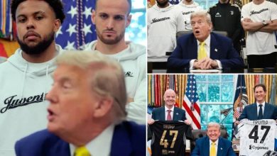 یووینٹس کھلاڑیوں سے ملاقات میں صدر ٹرمپ کے غیرمتوقع سوالات، فٹبالرز حیران