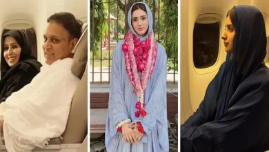 معروف سوشل میڈیا اسٹار جنت مرزا مقدس فریضہ حج کی ادائیگی کے لیے سعودی عرب روانہ