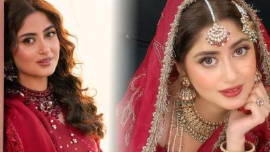 سجل علی کے نئے ڈرامے میں منگنی کا جوڑا پہننے پر سوشل میڈیا پر بحث