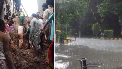 نارووال شکرگڑھ روڈ ٹریفک کے لیے بند، سیلاب سے سیکڑوں افراد پھنس گئے