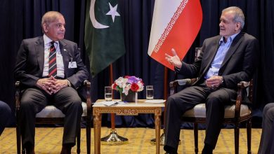 ایرانی صدر مسعود پزشکیان کی وزیراعظم شہباز شریف سے اہم ملاقات، دوطرفہ تعاون پر تبادلہ خیال