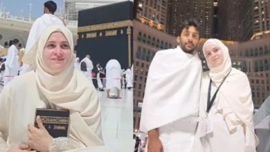 کینسر سے صحتیابی کے بعد سابقہ اداکارہ اریج فاطمہ نے عمرے کی سعادت حاصل کرلی