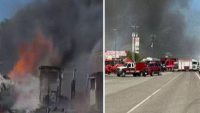 امریکی ریاست ٹیکساس میں چھوٹا طیارہ گاڑیوں پر گر کر تباہ، متعدد افراد زخمی