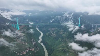 چین کا نیا کمال: دنیا کا سب سے اونچا ’ہواجیانگ گرینڈ کینین برج‘ تیار، امریکی بھی دنگ رہ گئے