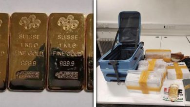 مانچسٹر ایئرپورٹ پر 20 لاکھ پاؤنڈ مالیت کا سونا اور زیورات ضبط — پولیس کی تاریخ کی سب سے بڑی کارروائی