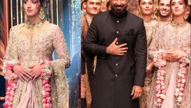 جنت مرزا نے برائیڈل کاؤچر ویک میں ریمپ واک پر تنقید کے بعد خاموشی توڑ دی