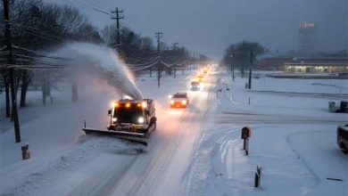 امریکا میں شدید برفانی طوفان، نظامِ زندگی متاثر