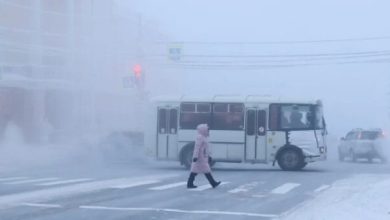 سائبیریا میں برفانی طوفان کا قہر: یاکوتسک میں درجہ حرارت منفی 56 ڈگری تک گر گیا