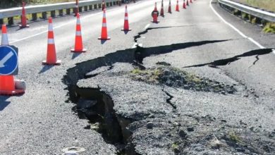 شدت ریکٹر اسکیل پر 5 ریکارڈ کی گئی