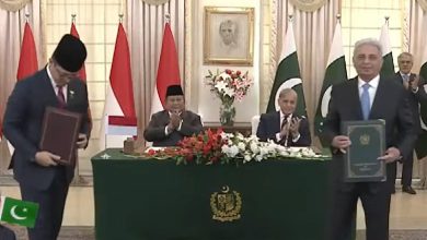 پاکستان اور انڈونیشیا کے درمیان 7 معاہدوں اور مفاہمتی یادداشتوں پر دستخط