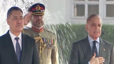 کرغزستان کے صدر کی وزیراعظم ہاؤس آمد، گارڈ آف آنر پیش