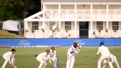 جسٹن گریوز کی ناقابل شکست ڈبل سنچری، ویسٹ انڈیز نیوزی لینڈ کے خلاف پہلے ٹیسٹ میں شکست سے بچ گیا