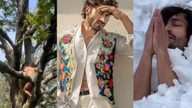 بالی ووڈ اداکار ودیوت جموال نے برہنہ حالت میں درخت پر چڑھ کر مداحوں کو حیران کر دیا