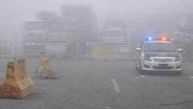 ملک کے میدانی علاقوں میں شدید دھند، پروازیں متاثر، موٹرویز کئی مقامات پر ٹریفک کیلئے بند